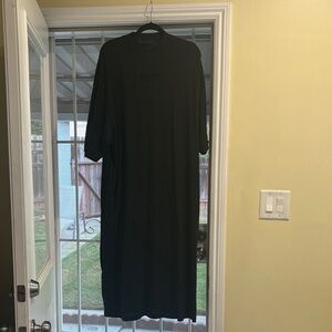 Fear of God Essentials Cotton Blend T-shirt dress Jet Black